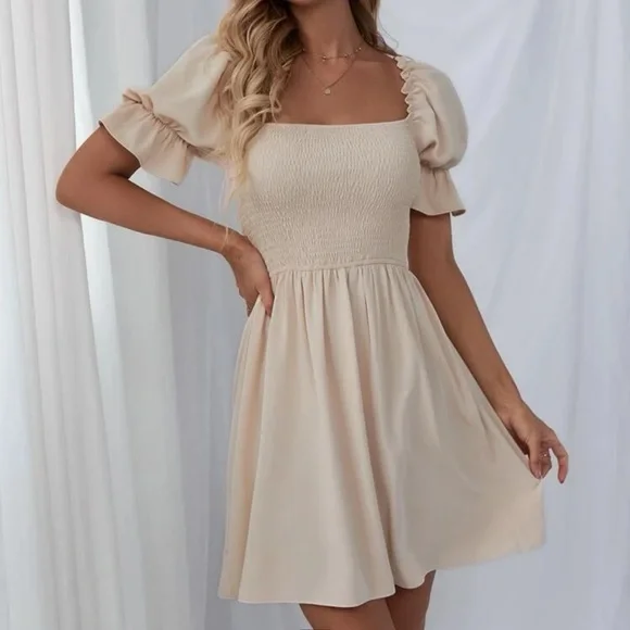 Dresses | Cream Bridal Shower Dress | Poshmark
